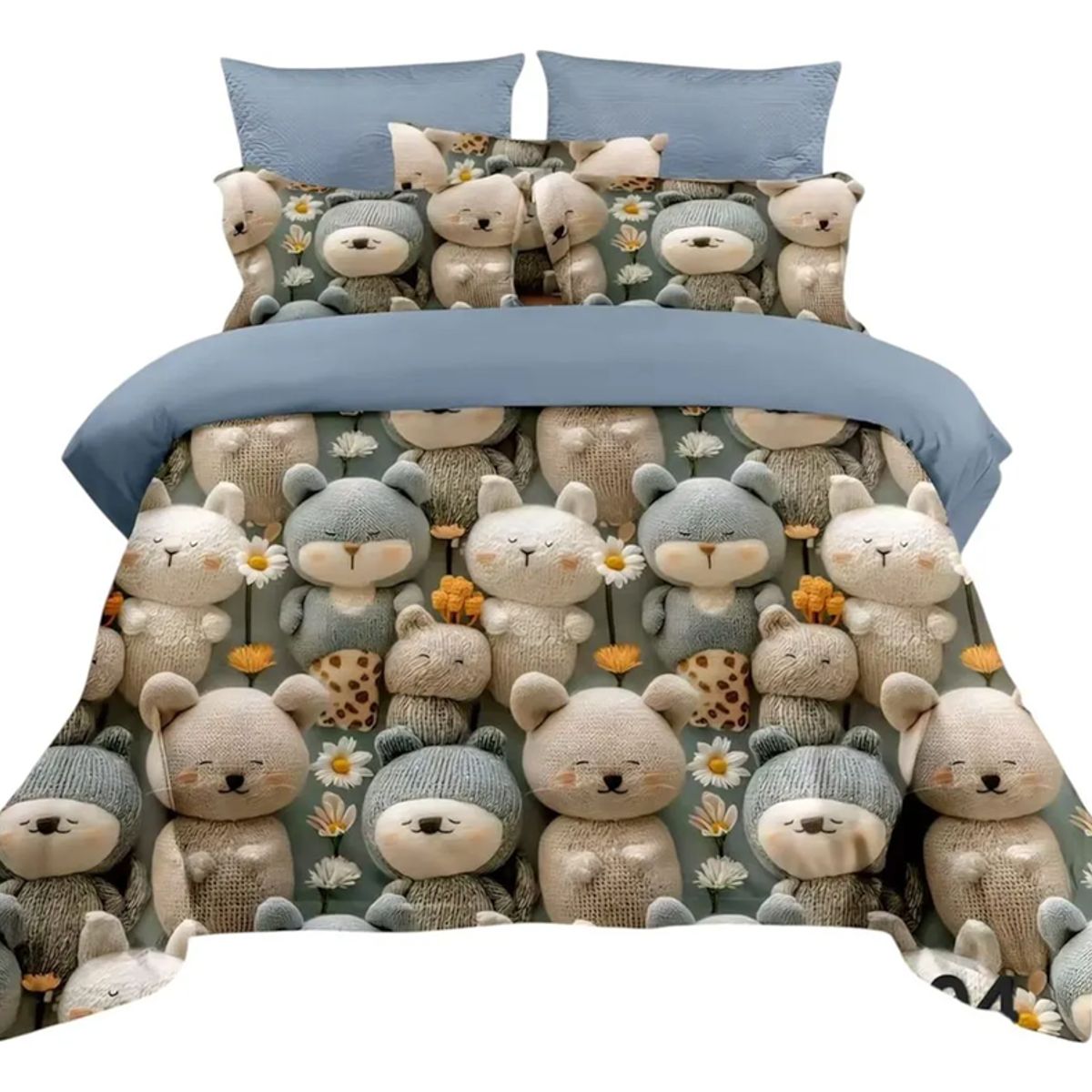 GENERICO - Cubrecama verano 1.5 plaza diseño 5 liso