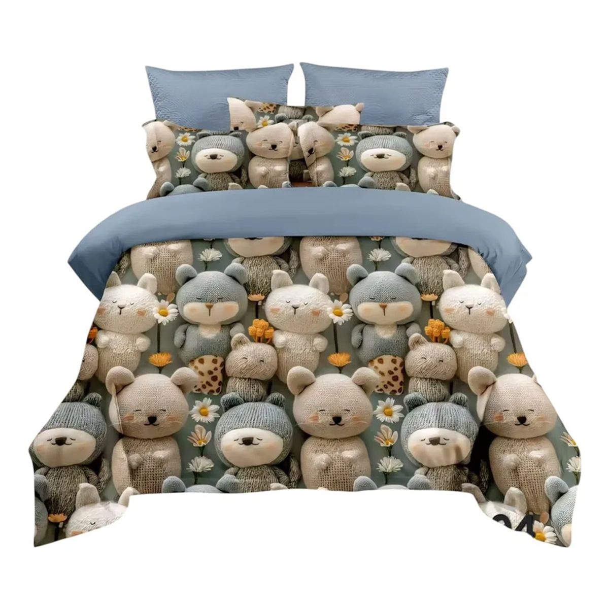 GENERICO - Cubrecama verano 1.5 plaza diseño 5 liso