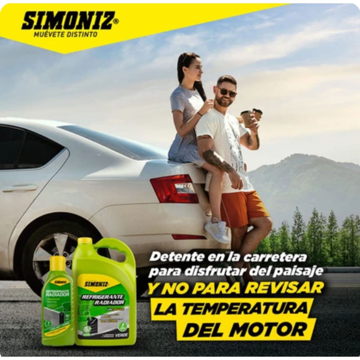 GENERICO - Refrigerante Anticongelante para Radiador 33% color Verde