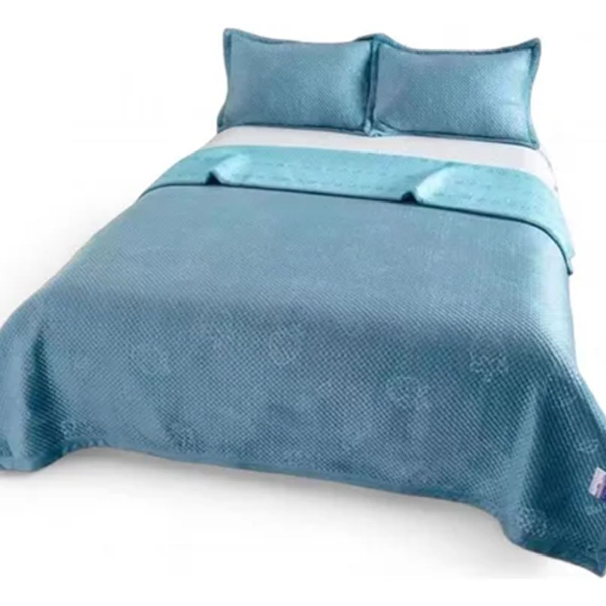 GENERICO - Cobertor reversible plush quilt verano 2 plazas