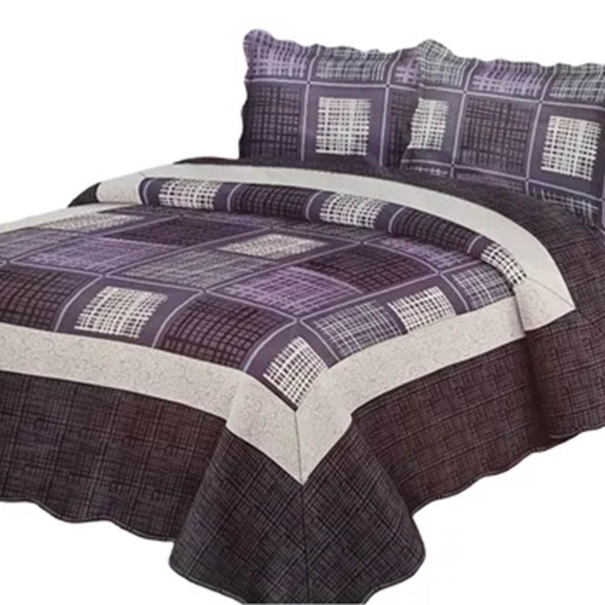 GENERICO - Cubrecama verano quilt 2 plazas varios diseños g20