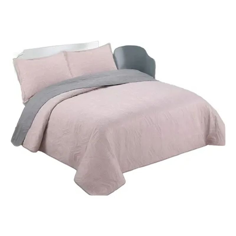 GENERICO - Quilt verano gris king super king