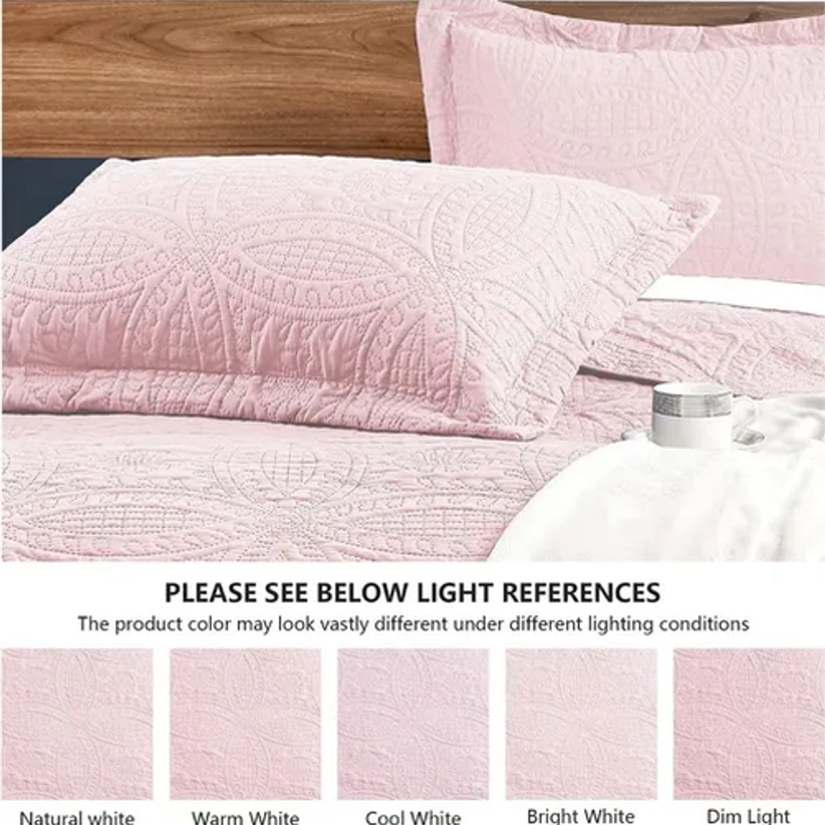 GENERICO - Cubrecama quilt reversible 264x228 king + 2 fundas