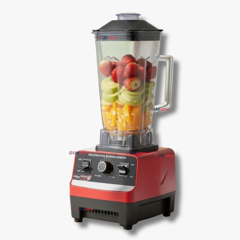 LINE - Licuadora Profesional Multifuncional 5500W Jarra + Mango Triturador