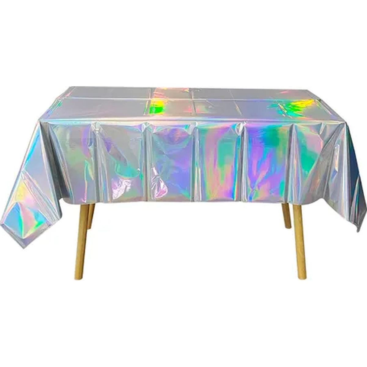 GENERICO - Mantel plástico metalizado tornasol 137x183