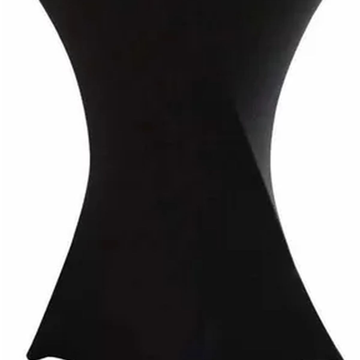 GENERICO - Mantel spandex redondo 80x110 negro