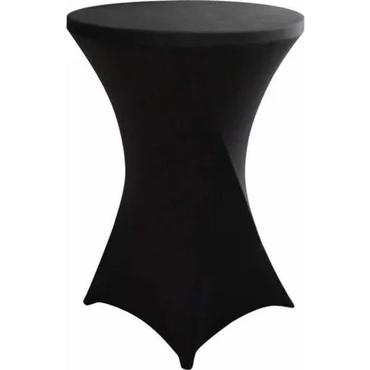 GENERICO - Mantel spandex redondo 80x110 negro