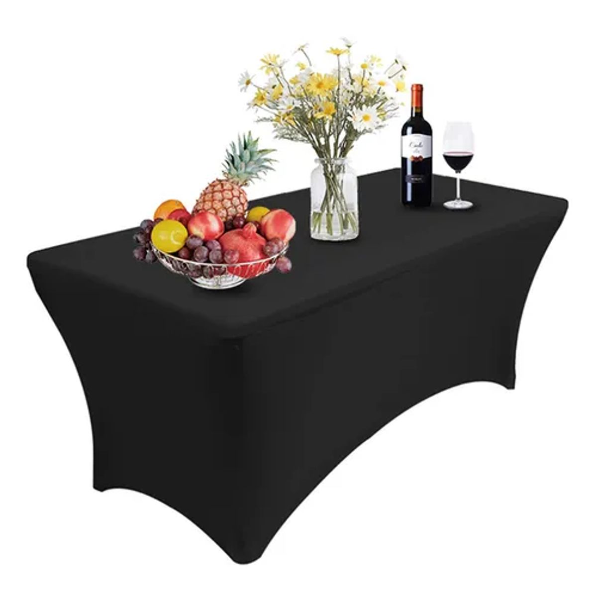 GENERICO - Funda mantel spandex 183x76x76 evento 6ft