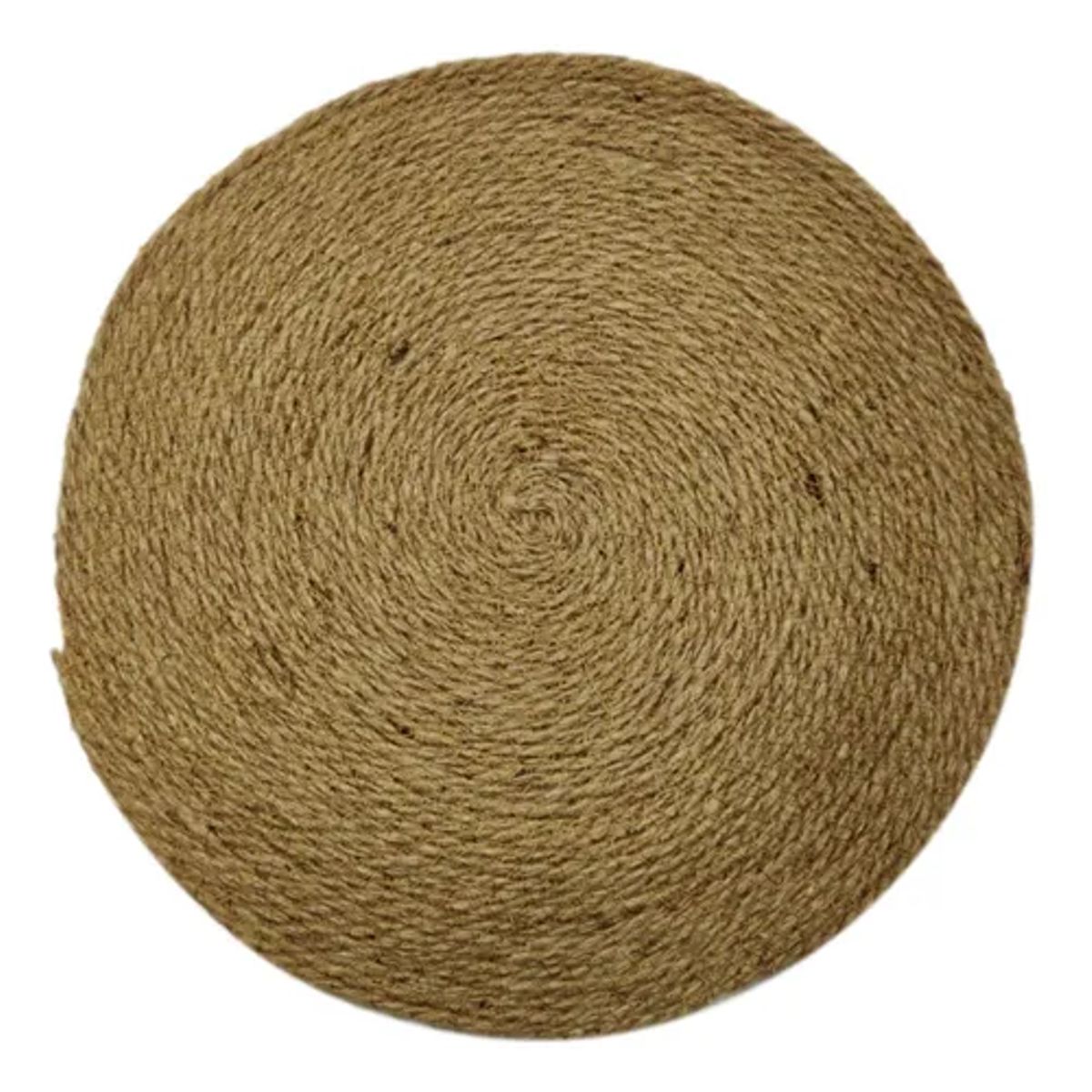 GENERICO - Individuales yute rústico marrón 30cm