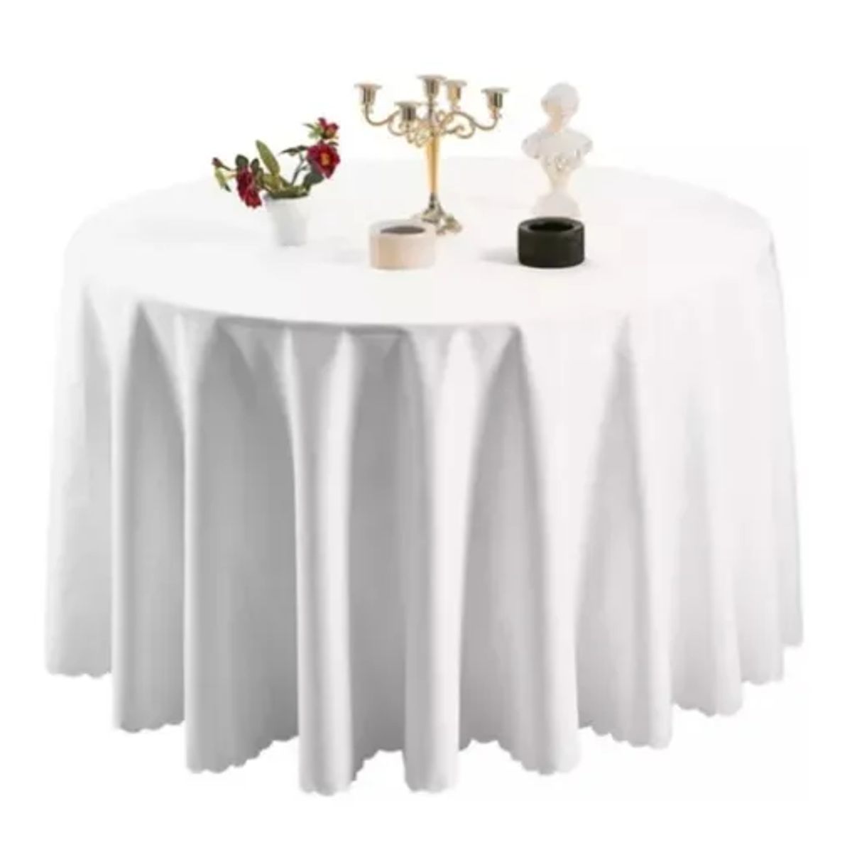 GENERICO - Mantel redondo 3m impermeable antisalpicaduras