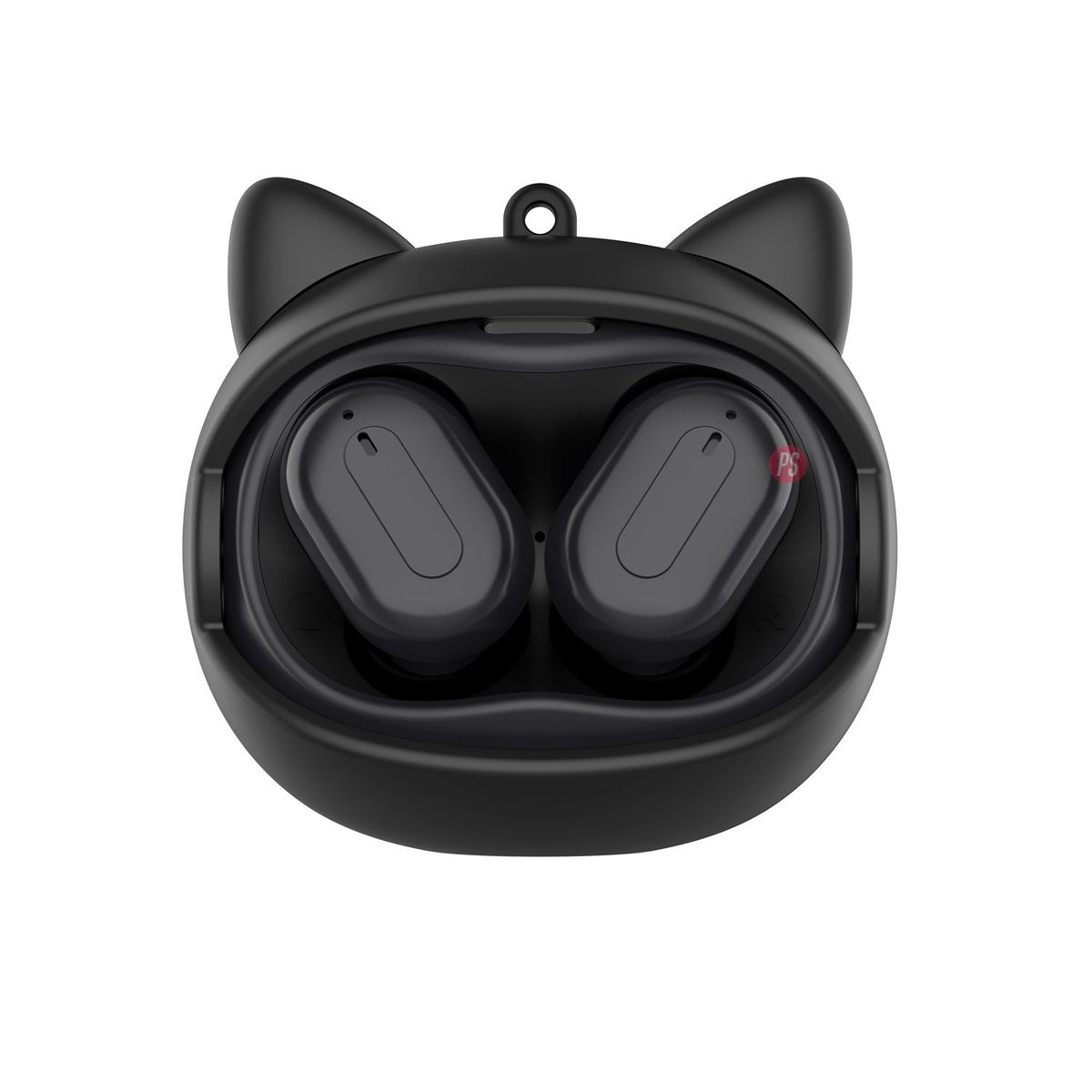 TECNOLAB - Audífonos Bluetooth Con Caras Seleccionables Gato Negro - PS