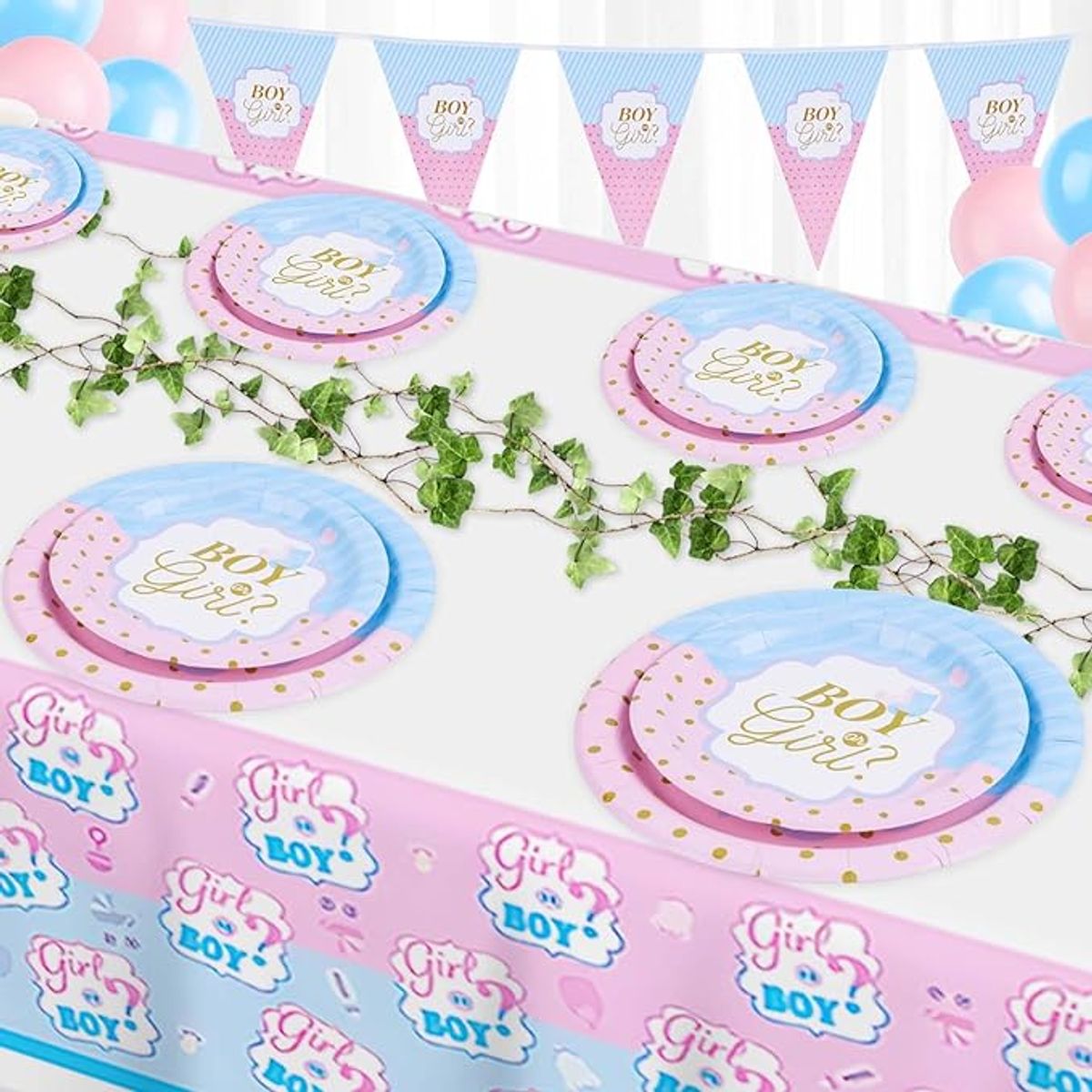 GENERICO - Mantel plástico rectang. motivo girl or boy