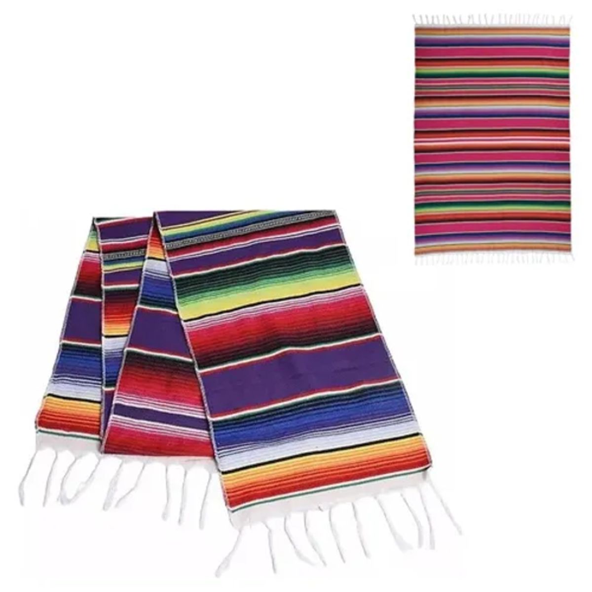 GENERICO - Mantel rectangular decorativo estilo mexicano