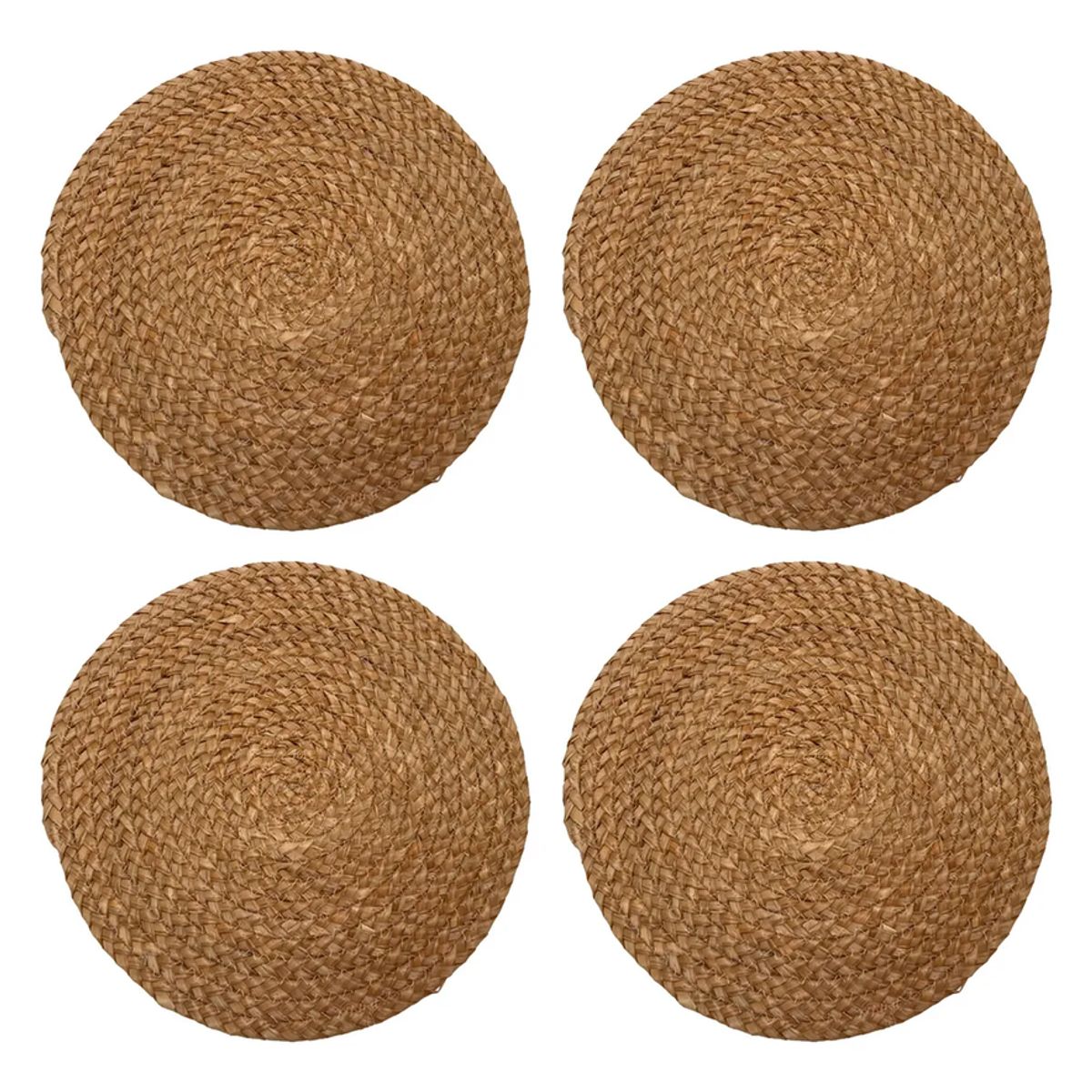 GENERICO - Set 4 individuales fibras naturales ø35cm kawi