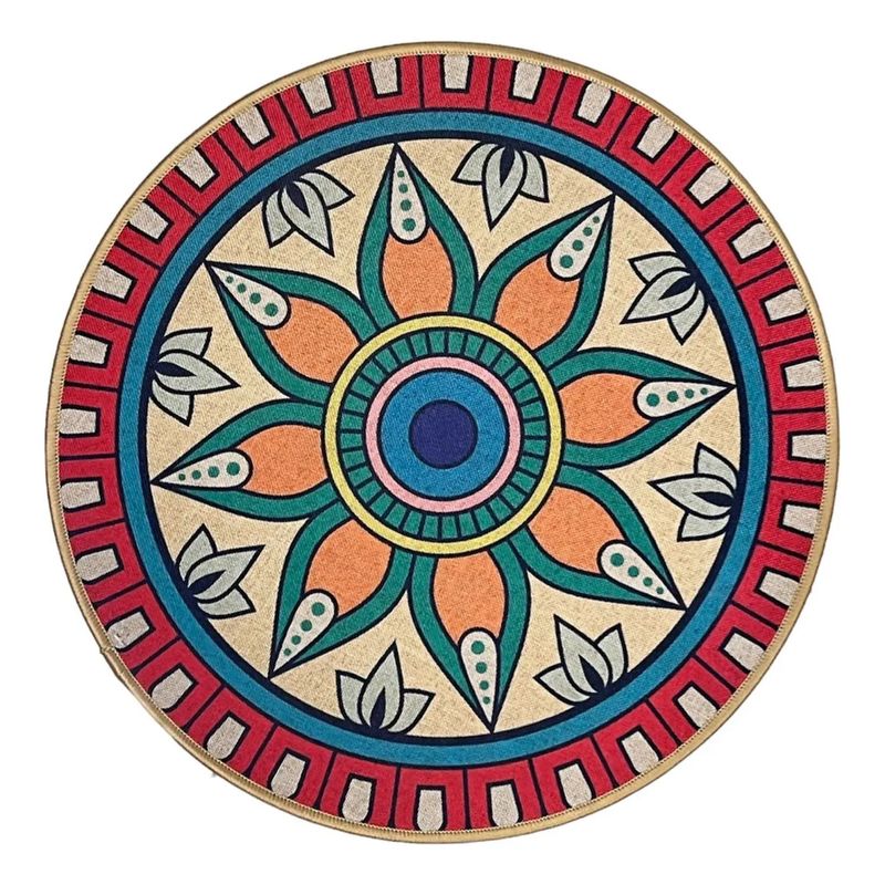 GENERICO - Set 4 individuales hindu étnico