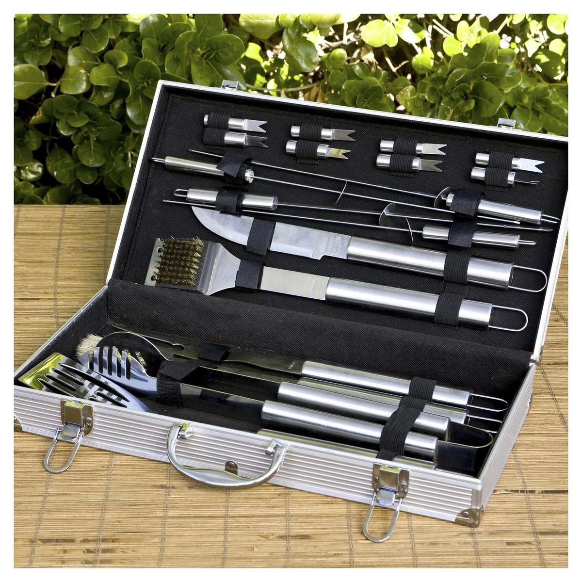 MOVI - Set Parrillero de Lujo 18 Piezas- El Asado Perfecto Está en Tus Manos.