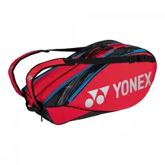 YONEX - BOLSO TENIS PRO 92226 ROJO 6 PCS