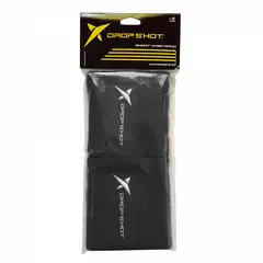 DROP SHOT - MUÑEQUERA PADEL GRIS OSCURA CORTA PAR