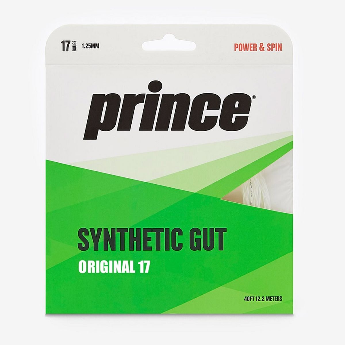 PRINCE - CUERDA TENIS PRINCE SYNTETHIC GUT ORIGINAL 17L/1.25MM  12 MT