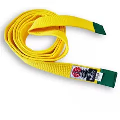 DAEDO - CINTURON AMARILLO PUNTA VERDE 245 CMS.