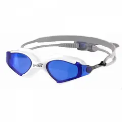 SAEKO - LENTE NATACION S53 BLADE BLANCO/AZUL