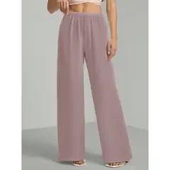 AGW - Pantalón Palazzo Tela Liviana Verano Tiro Alto Elasticado