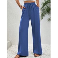 Pantalón Palazzo Tela Liviana Verano Tiro Alto Elasticado