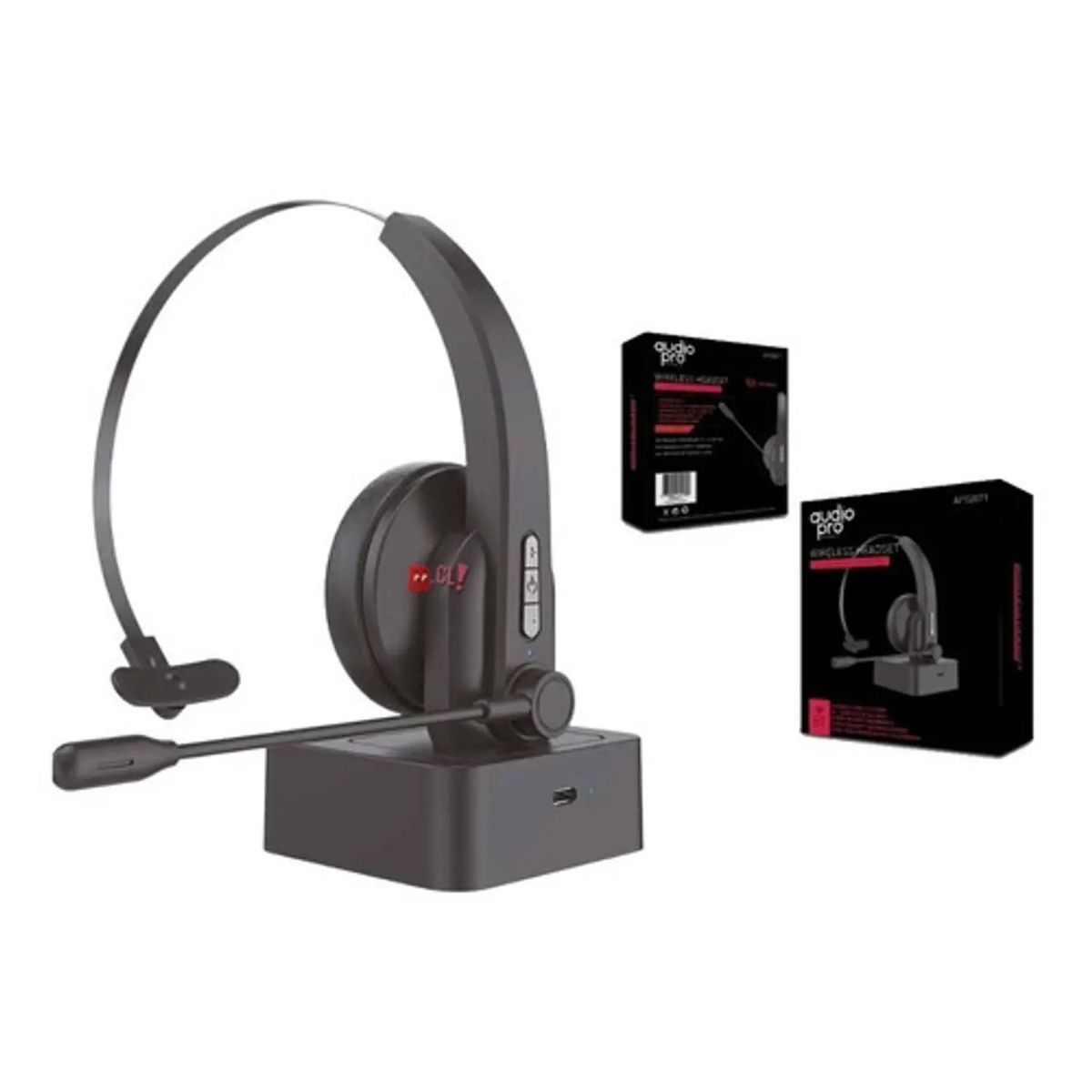 AUDIOPRO - Audífonos Gamer O Call Center Bluetooth Con Micrófono - Ps