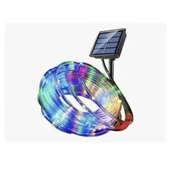 GENERICO - Manguera Tubo Luz Led Solar Tubo Flexible 10 Metros Navidad