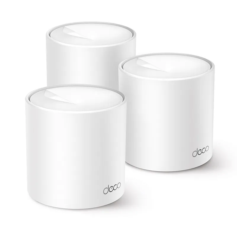 TP LINK - TP Link Deco X10 WiFi 6 Mesh AX1500 Router 3 Pack 520 m2