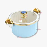 Olla de Micro Presión Esmalte Antiadherente Capacidad 12L Color Azul