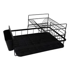 GENERICO - Secaplatos aluminio organizador 2 pisos