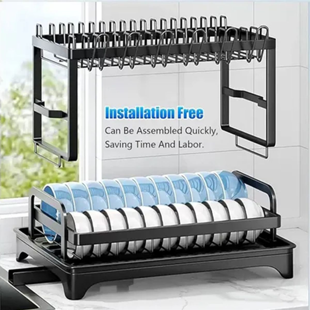 GENERICO - Secaplatos loza drenaje 2 niveles