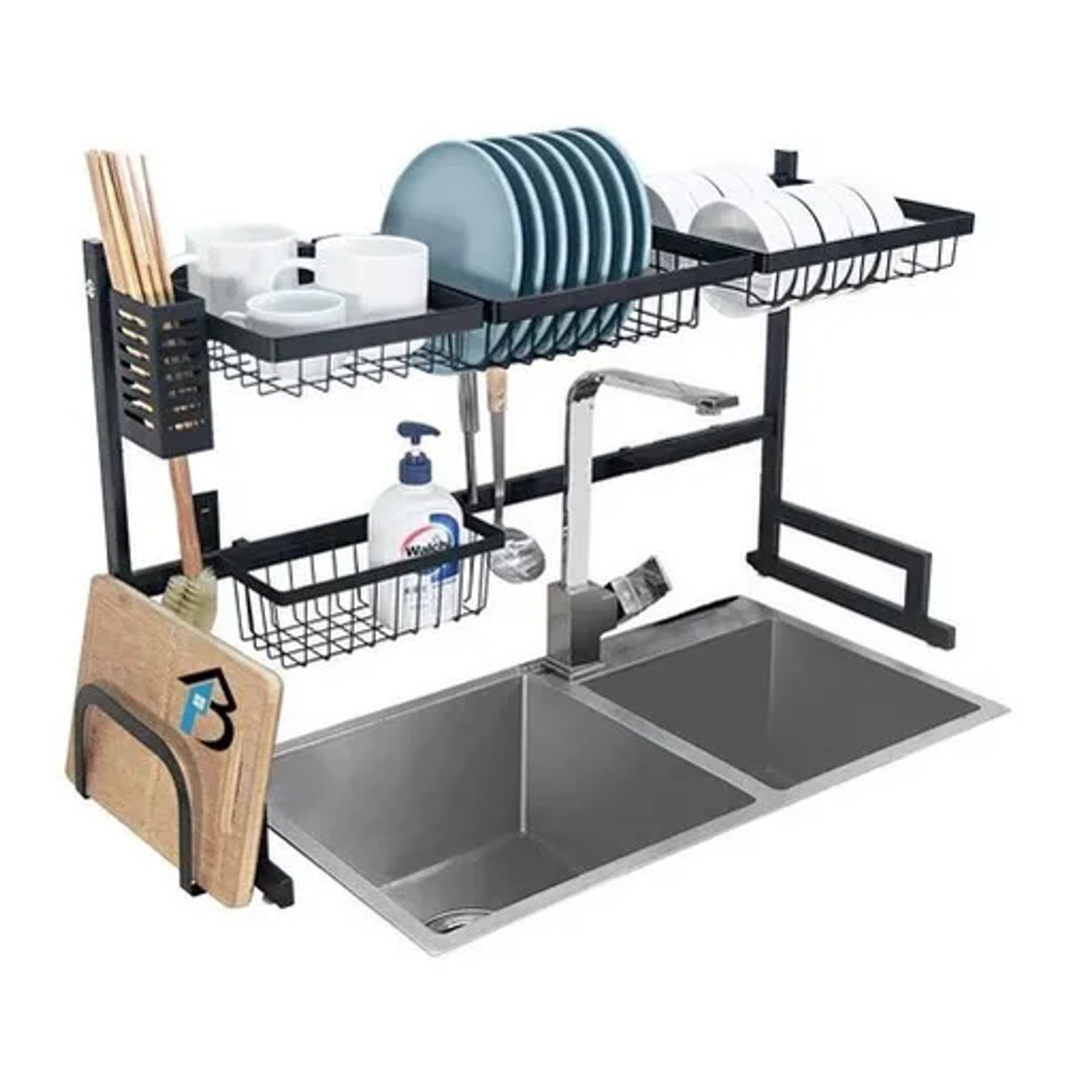 GENERICO - Escurridor multiuso acero inoxidable 87cm