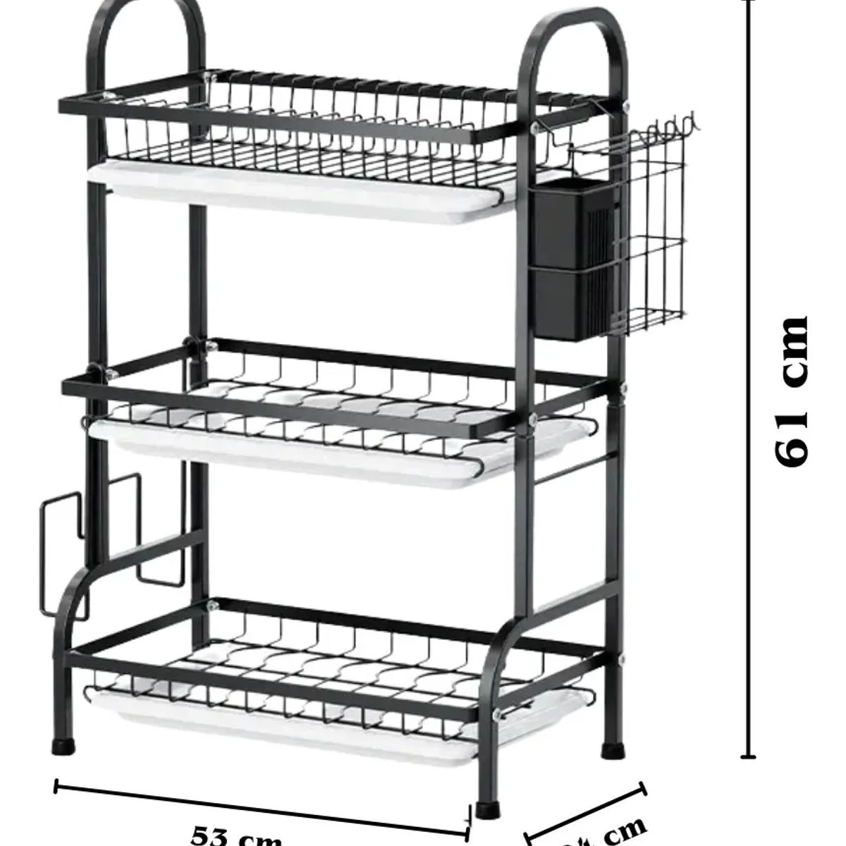 GENERICO - Escurridor loza platos 3 niveles cocina