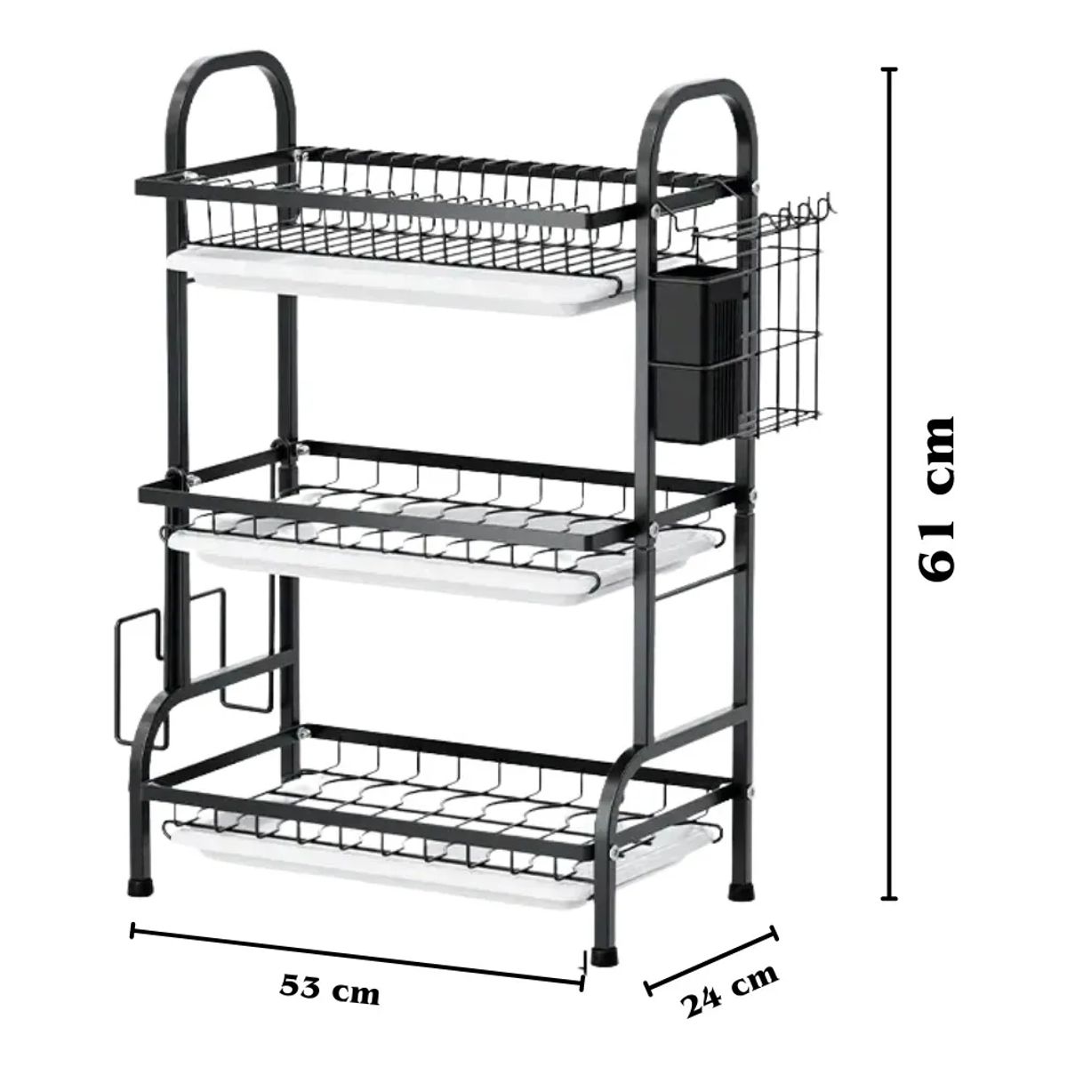 GENERICO - Escurridor loza platos 3 niveles cocina