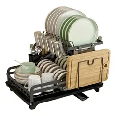 GENERICO - Secaplatos loza 2 niveles organizador cocina
