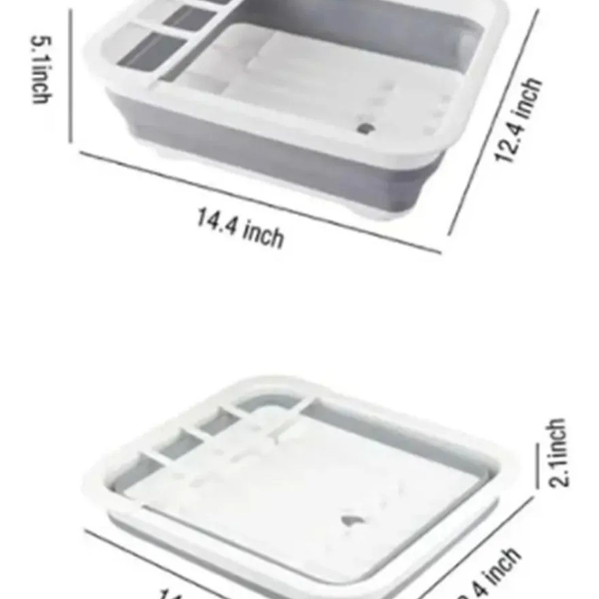 GENERICO - Secador platos porta cubiertos plegable cocina