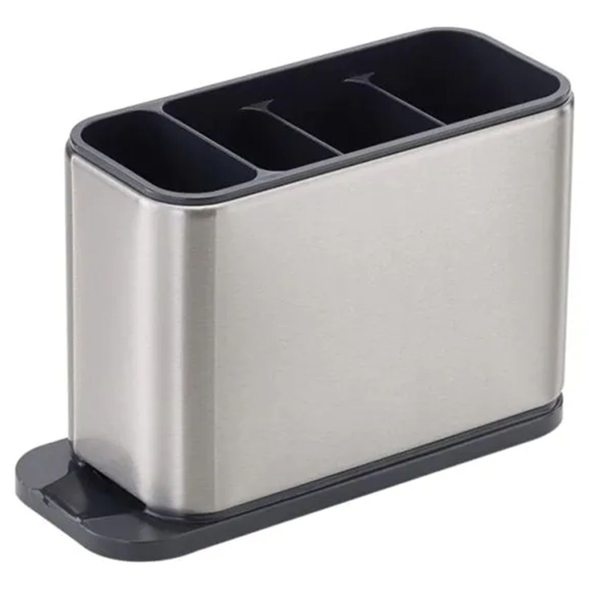 GENERICO - Escurridor cubiertos acero inoxidable color gris