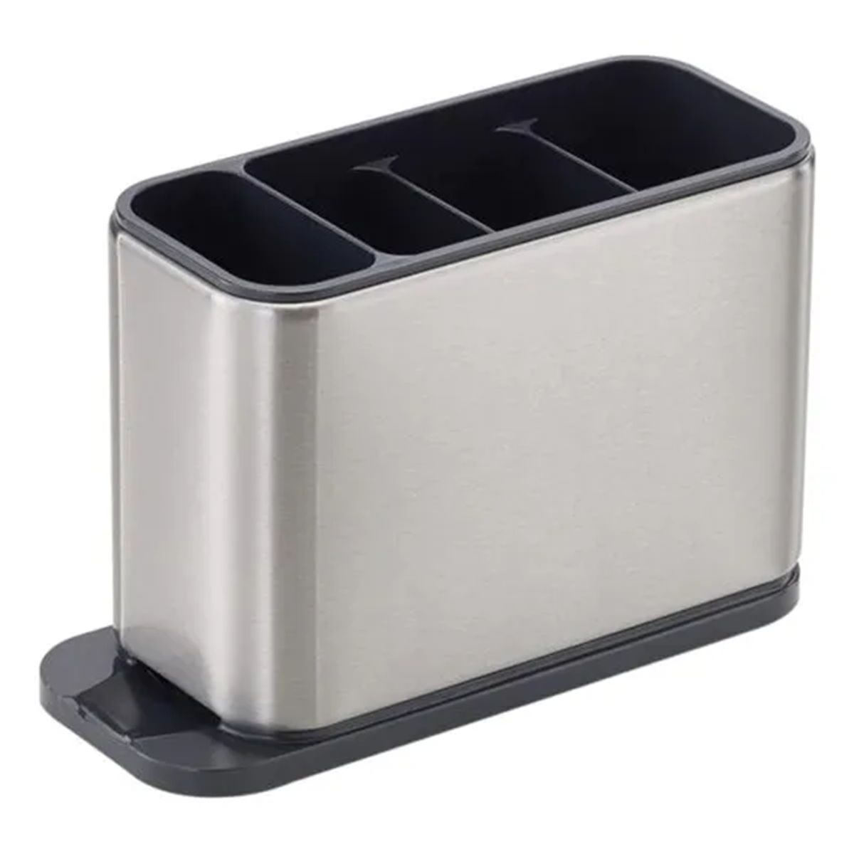 GENERICO - Escurridor cubiertos acero inoxidable color gris