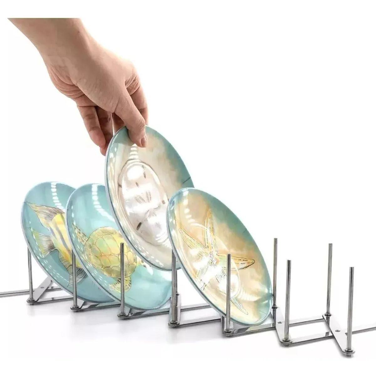 GENERICO - Estante extensible platos acero inoxidable