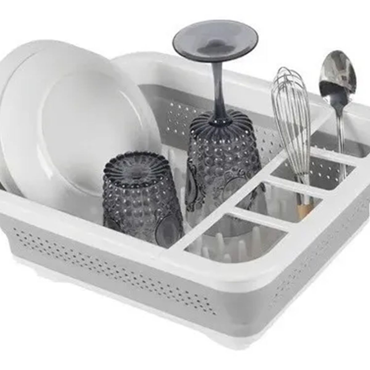 GENERICO - Escurridor platos organizador plegable cocina