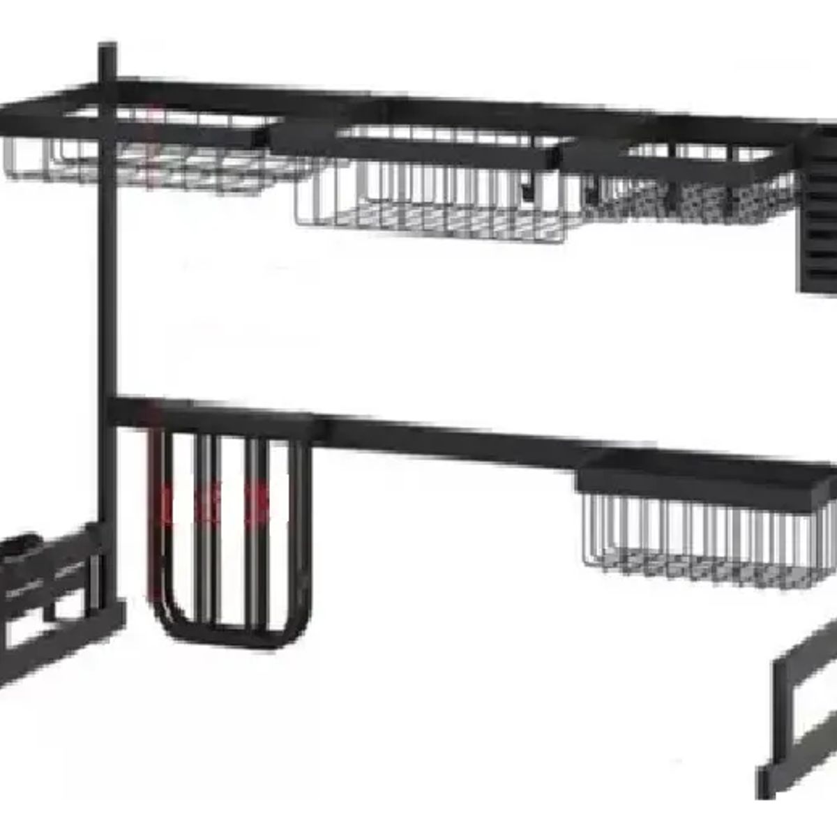 GENERICO - Escurridor platos multifunción acero inoxidable 65cm