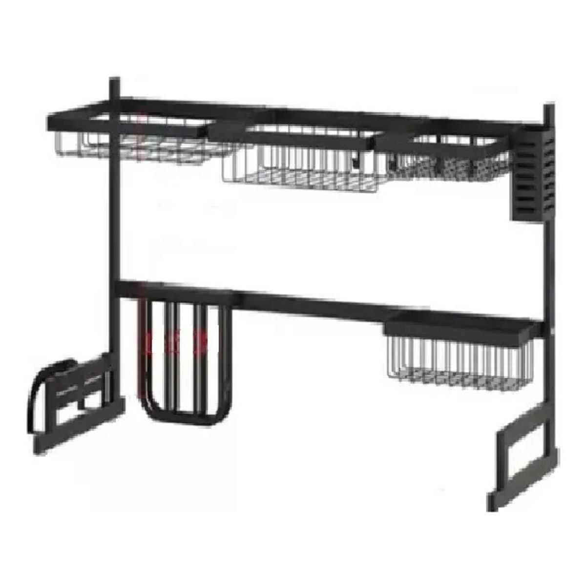 GENERICO - Escurridor platos multifunción acero inoxidable 65cm