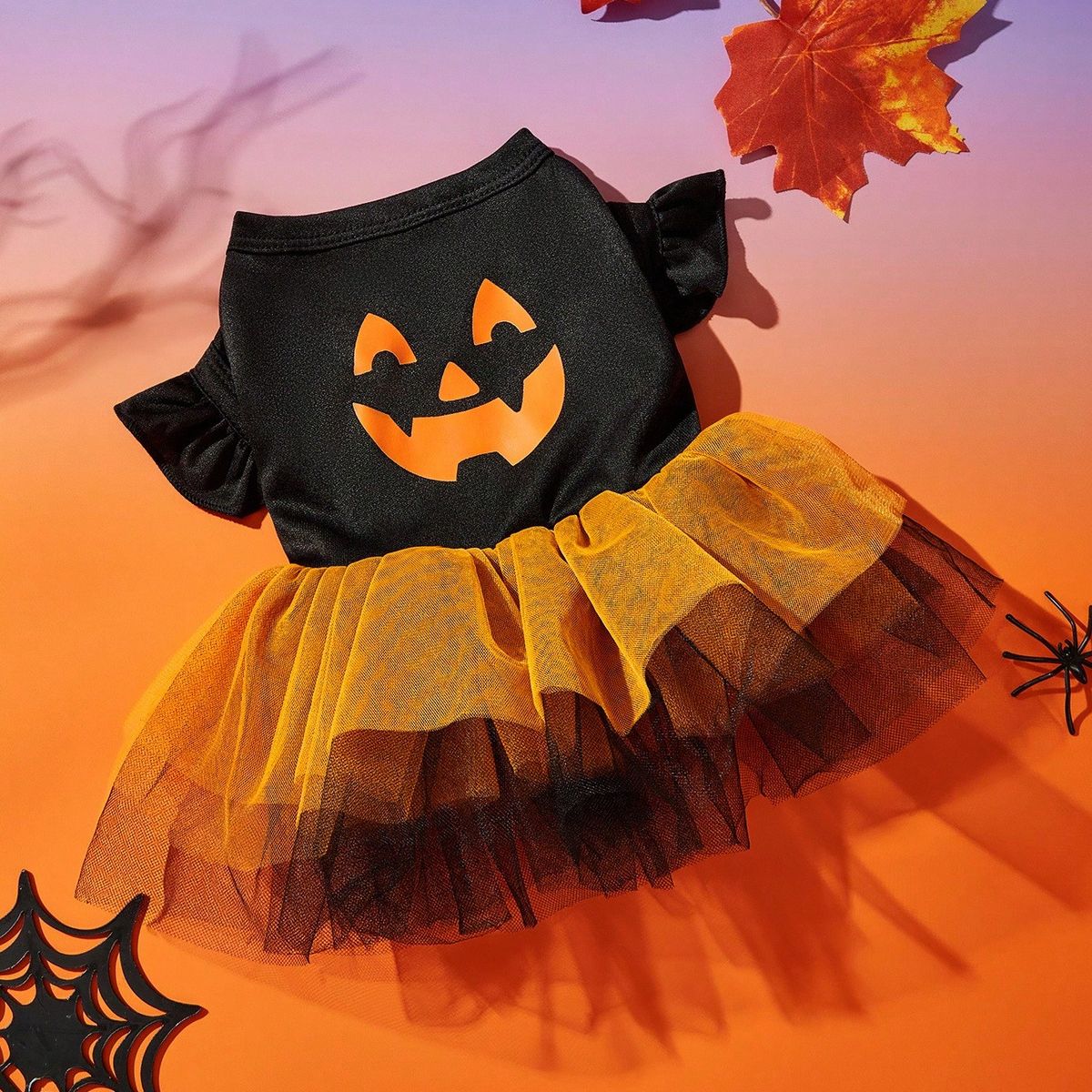 VATYERTY - Disfraz de Perro - Vestido con Calabaza y Tutú L