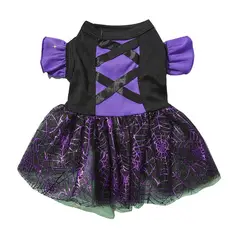 VATYERTY - Disfraz de Perro - Vestido de Bruja Morado S