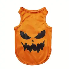 VATYERTY - Disfraz de Perro - Chaleco Naranjo de Calabaza L