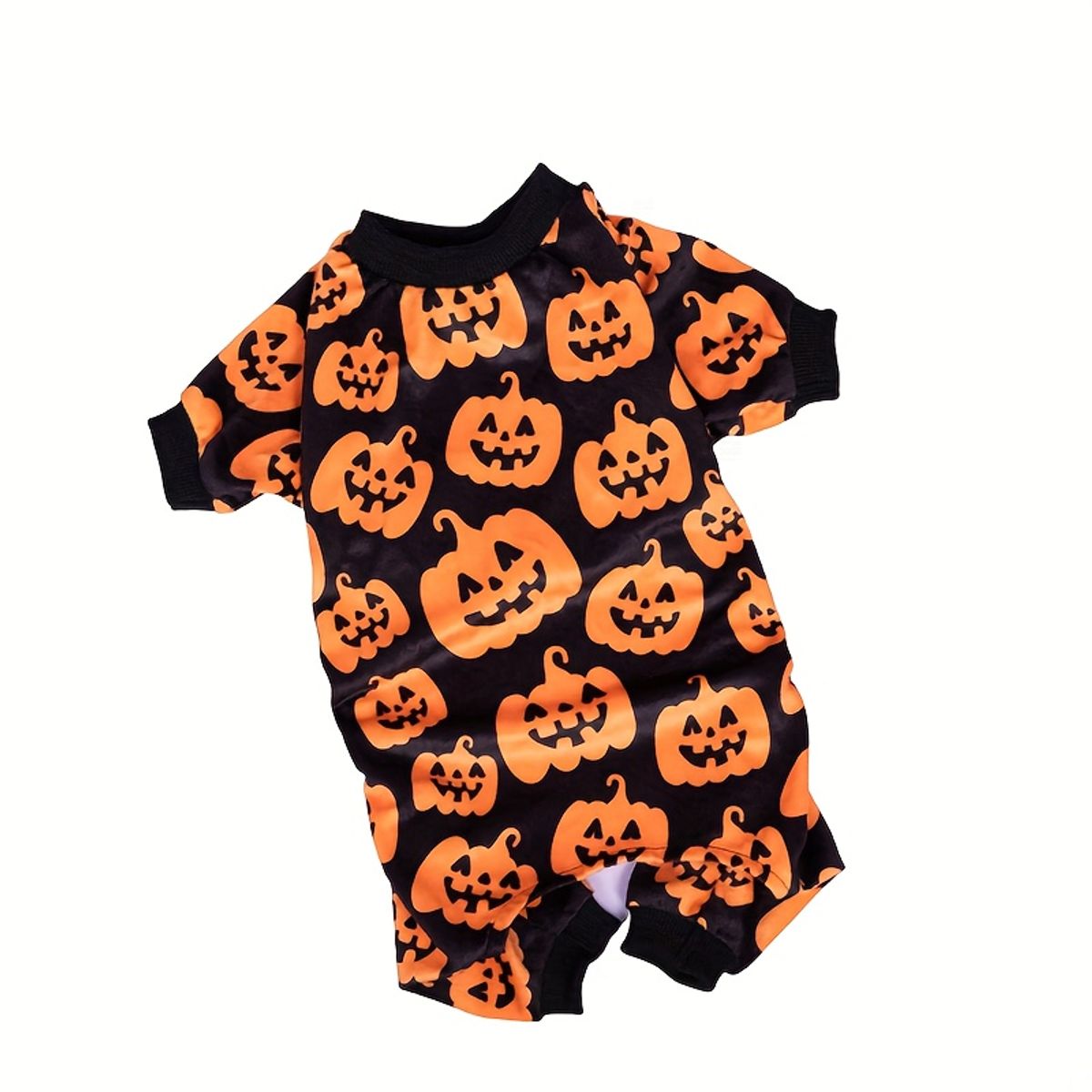 VATYERTY - Disfraz de Perro - Pijama Calabaza, Negro y Naranjo S