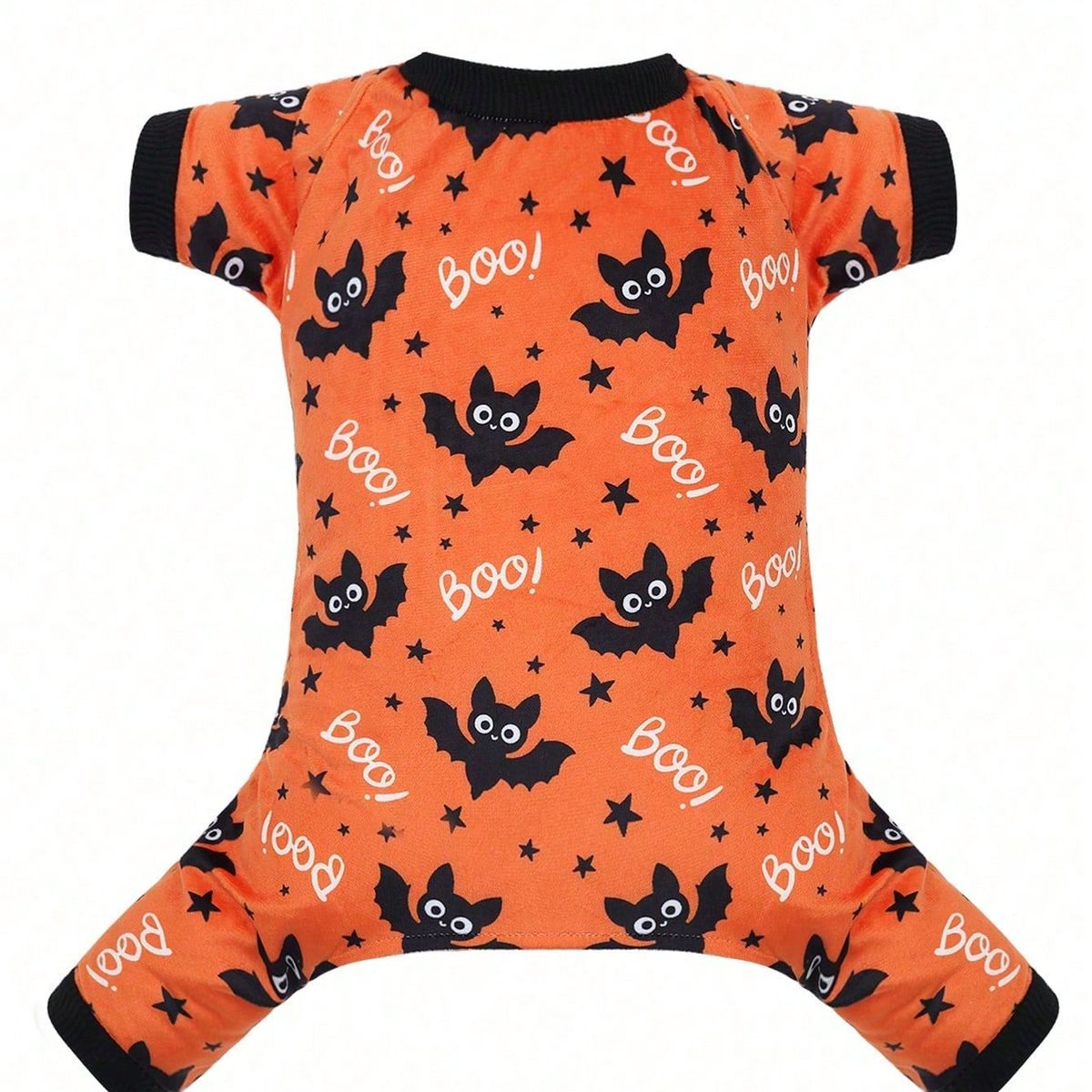VATYERTY - Disfraz de Perro - Pijama Murciélagos, Negro y Naranjo XL