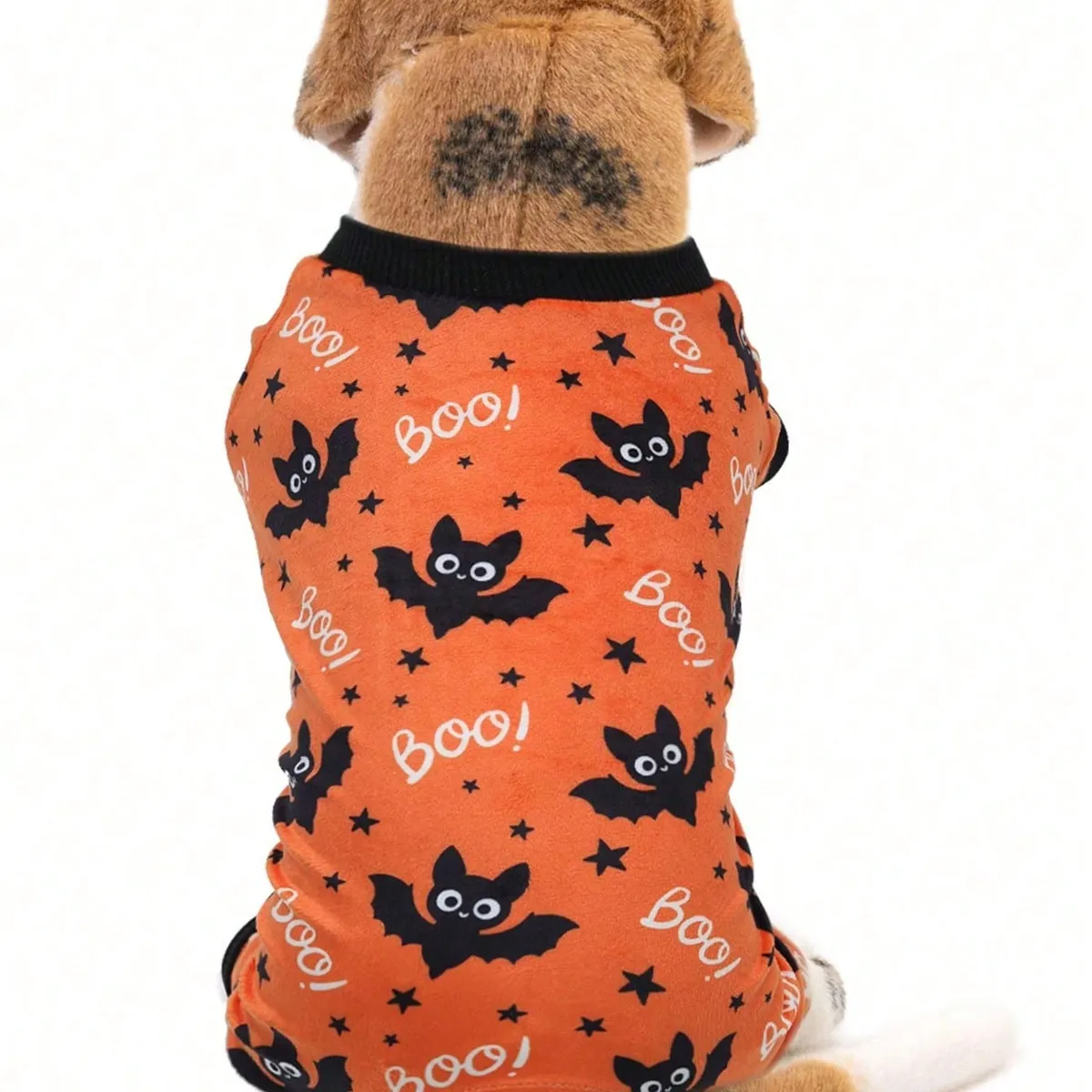 VATYERTY - Disfraz de Perro - Pijama Murciélagos, Negro y Naranjo XL